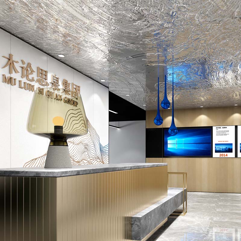 “水生萬物生，定制造型+專屬墻體文化設(shè)計(jì)”——木倫思集團(tuán)南寧辦公室設(shè)計(jì)裝修案例-燦源裝飾